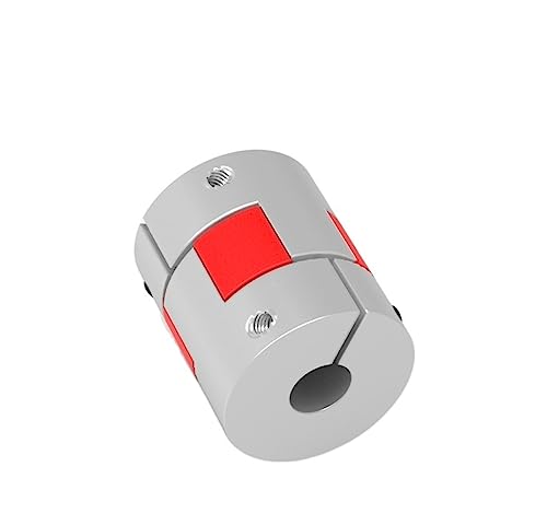 Rigid Coupling,Stainless Steel Rigid Coupling 1pcs D25L30 Coupler Aluminium Plum Flexible Shaft Coupling Motor Connector CNC Flexible Couplings(6.35x14)