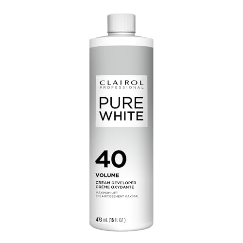 Clairol Professional Pure White 40 volume Crème Developer, 16 oz