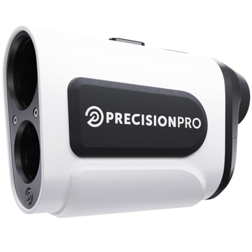 Precision Pro NX10 Golf Rangefinder: Golf's First Customizable Choice for Laser Accuracy, Slope Measurement, 6X Zoom, Flag Lock & Pulse - Master Your Distance with 999+ Yard Range!