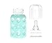 Lifefactory Glass Baby Bottle BPA Free | Protective Silicone Sleeve | 4 oz Pack of 4 | 2- Lavender, 1- Mint, 1- Cantaloupe