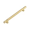 WYNWJ Zieht Griffe Griff, Massivkupfer Schrankgriffe Schrank Schrankgriffe Europäischer Stil Schubladengriff Möbelgriff 100% Reines Kupfer Gold/Hole Distance 160Mm