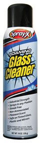 Sprayx Foaming Glass Cleaner