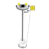 Station Lavage Yeux, Douche Oculaire d'urgence avec Grand Bol Lavage Oculaire, Monté sur P...