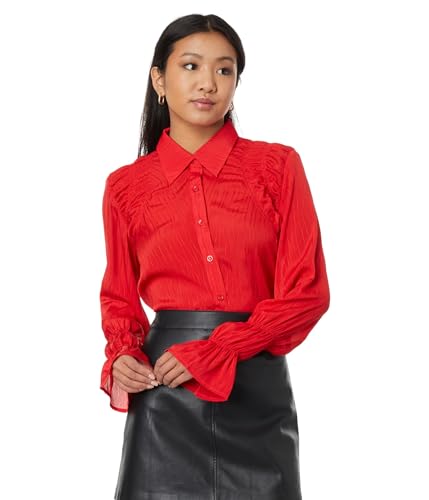 En Saison Dahlia Blouse Red SM