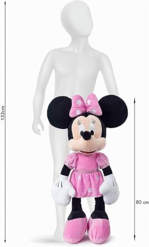 Peluche Minnie Disney soft 80cm un calin geant - 3