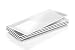 DOWAN 14.5 Inch Porcelain Serving Platters, Rectangular Plates, 4 Packs, Natural White