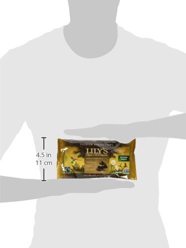 Lilys Sweets Lily's Dark Chocolate Chips 9 Ounce (2 Pack)