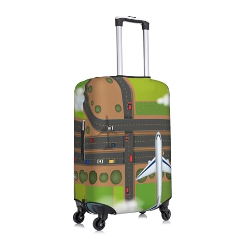 Airplane Flying Sky Luggage Cover for Suitcase, Suitcase Cover Protector Fit 29-32 Inch Luggage Travel Accessories, XL3