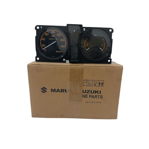 TAURISH Dashboard Instrument Cluster Speedo Meter with Cover for Suzuki Samurai SJ413 SJ410