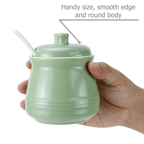 Eiks Ceramic Condiment Pots Seasoning Jars With Lid thumb #4