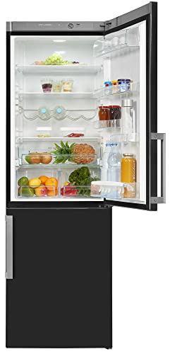 Exquisit-Frigorifico-combi-KGC35-H-280E-negro-292-litros-de-volumen-Negro-185×60