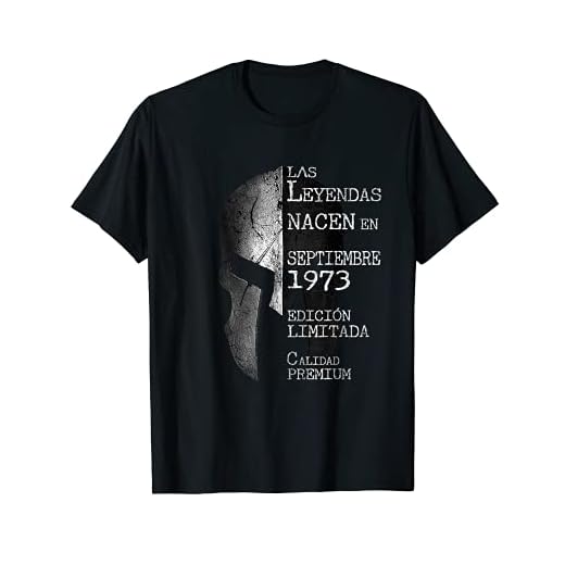 48 años Cumpleaños Las Leyendas nacen en Septiembre de 1973 Camiseta