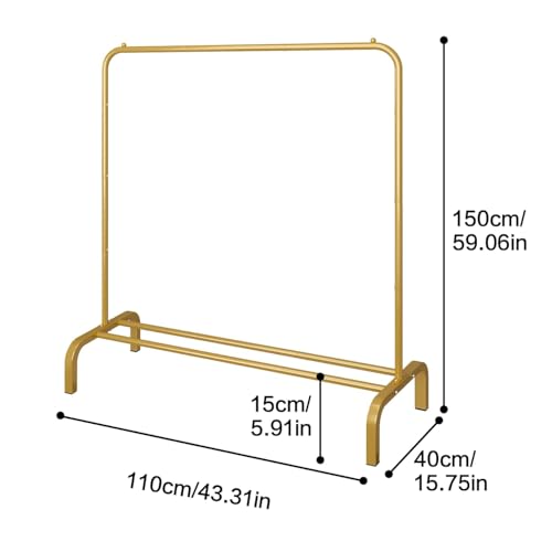 Image of Strassis Design Metal Plastic Wardrobe for Kids-Cupboard for Clothes, Almirah for Clothes, Baby Collapsible Wardrobe, Multi-Purpose Kids Storage Rack for Home Books,Toy,Living Room -Golden