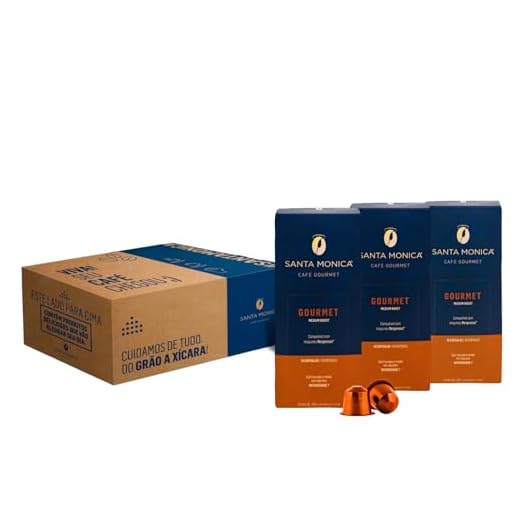 Kit 30 Cápsulas Gourmet Santa Mônica - Compatível com Nespresso