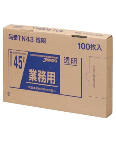 WpbNX S~  65p×c80cm 0.025mm 45L BOXV[Y 1 o | TN43 100