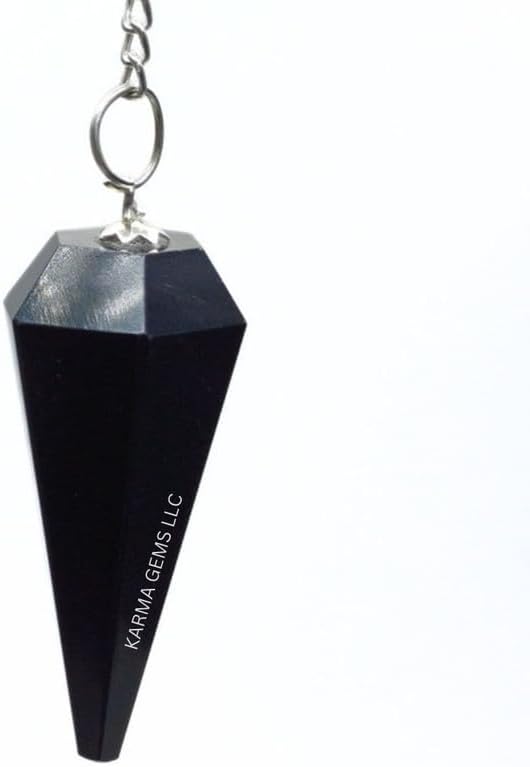 Miniatura 4 de Obsidiana negra, péndulo, cristales, tablero de Ouija, suministros para hacer joyas, varillas de radiestesia, suministros de brujería, cristal de