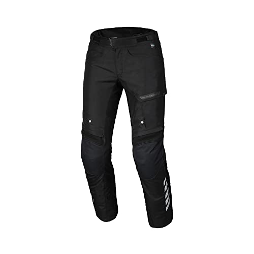 Macna Blazor wasserdichte Motorradhose aus Stoff, Schwarz, 56