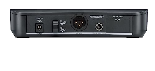 Shure BLX14/CVL Lavalier Audio System H9 Band (512–542 MHz) – BLX4 Receiver, BLX1 Bodypack & CVL Clip-On Lavalier Mic, Up to 14 Hr Battery, 300 ft Range by Shure - Image 5