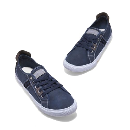 Image of Woodland Men Blue Canvas