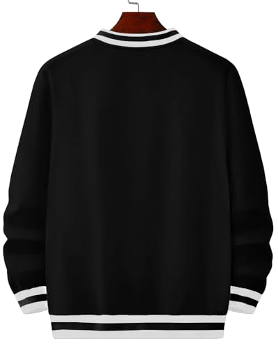 Image of Noble Monk Men's Regular Fit Sweatshirts | V Neck | Long Sleeve Sweatshirts for Men