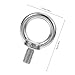 Artibetter 2pcs M12 304 Stainless Steel Eye Bolts Threaded Lifting Ring Screws Heavy-Duty Hardware for Industrial and Construction Use