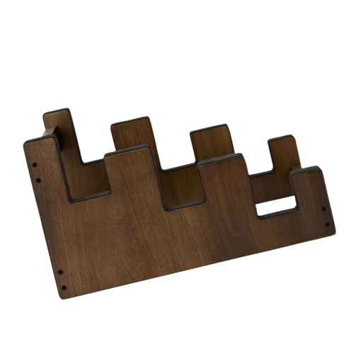 Support mural guitare basse anti-basculement en bois pour studio de musique et ecole