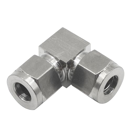Goldpea Stainless Steel Compression 90 Degree Elbow 18mm OD x 18mm OD 1pc