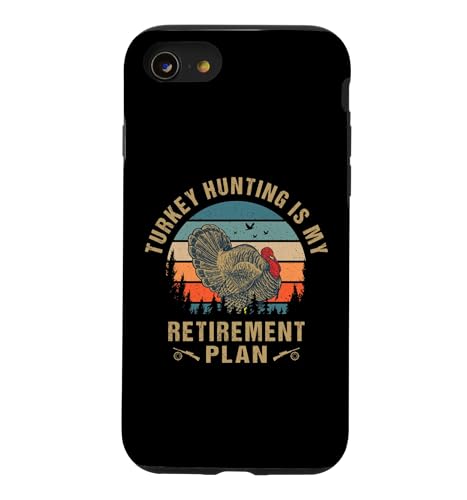 Turkey Hunting Is My Retirement Plan Cool Hunter Grandpa �X�}�z�P�[�X iPhone SE (2020) / 7 / 8 �p