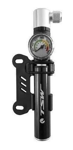 BOMBA DE AR MANUAL ALUM. MINI PRETA TSW