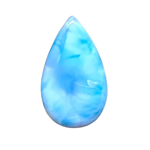 Larimar naturel poire inspirant pour bijoux uniques faits main
