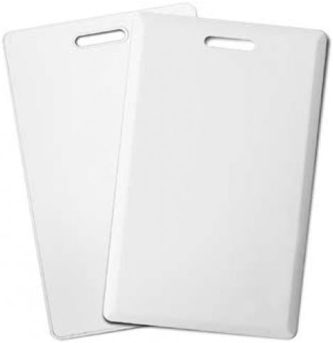 100 PCS 26 Bit Proximity Clamshell Weigand Prox Swipe Cards Compatable with ISOProx 1386 1326 1346 H10301 format readers and systems - Programmed Access Card