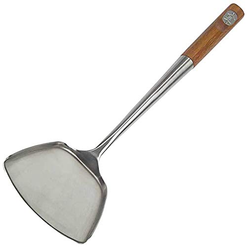 Tablecraft Bamboo Handle Wok Spatula, 14.5-Inch #TOP25