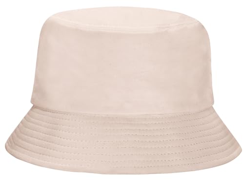 Image of Rosoz 1 & 2 Pack Bucket Hat for Women Men Summer Travel Beach Sun Hat Outdoor Cap Unisex Bucket Hats