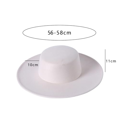 Sombrero clásico de fieltro para mujer estilo británico miniatura 7
