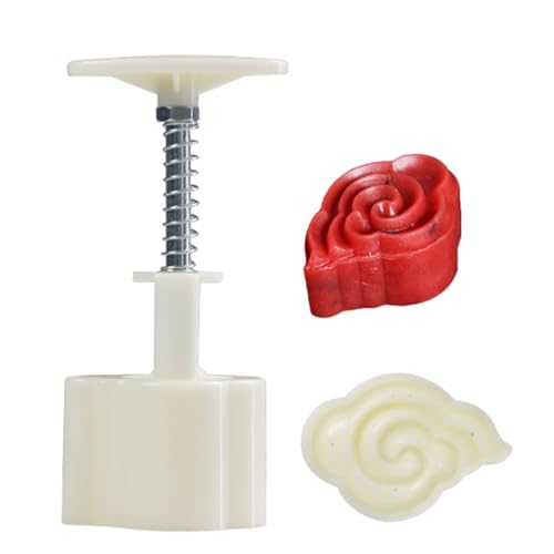TYBGAU Boutique UK Cookie Mold 50g ABS Plastics Baking Accessories Cloud Pattern Mooncake Mold Chinese Rice Cake Stamp Cookie Frame Pastry Kitchen Utensils Cookie Stamps