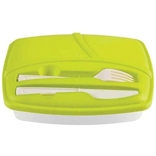 Life Story Reusable BPA-Free To-Go Lunch Container with Knife & Fork (2 Pack)
