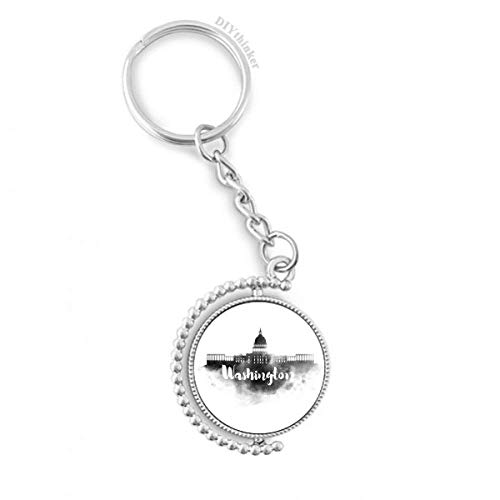 Key ring Washington d'encre pour vos clés de maison et bureau