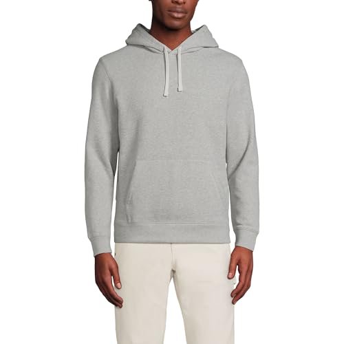 Lands' End Men's Long Sleeve Serious Sweats Pullover Hoodie