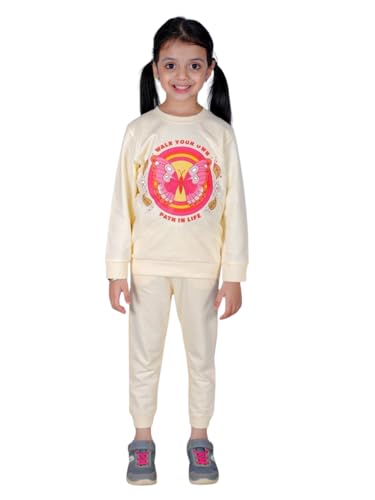 Image of The Mom Store Kids Sweatshirt With Joggers Set| Cotton With French Terry | Cute Prints | Warm | For Boys & Girls | Trendy Winter Sets For Kids | Hoodie And Sweatpant Set
