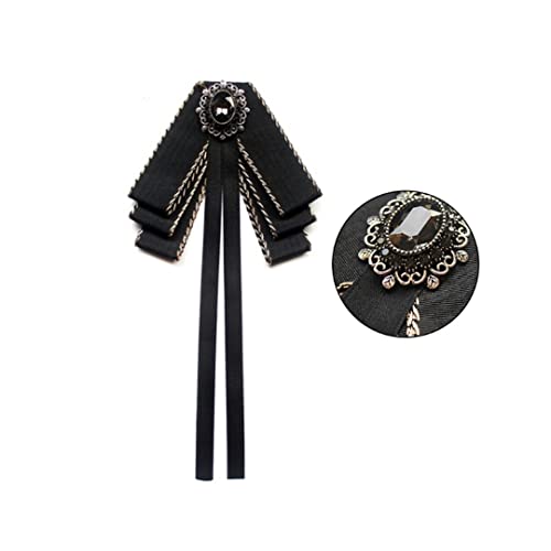Broche de cou pré-nouée pour ajuster un col de chemise trop simple