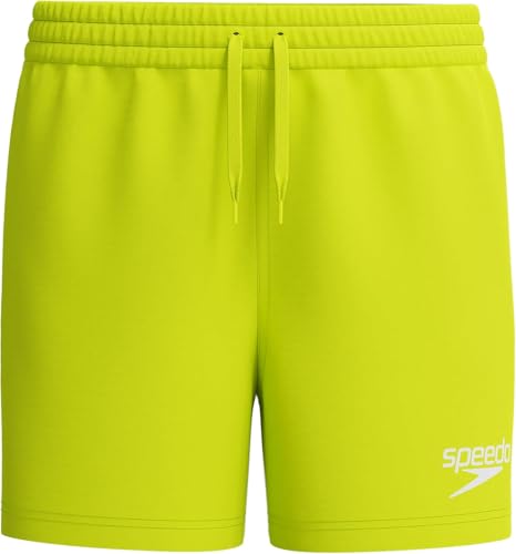 Speedo Jungen 13" Watershorts | Schwimmshorts | Schwimmhose | Schnelltrocknend | Bequeme Passform | Chlorbeständig Hyper Yellow/Cobalt/Emerald S