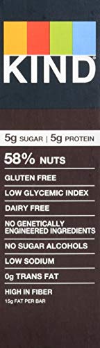 Image of KIND Nut Bars, Dark Chocolate Mocha Almond, Gluten Free, Low Sugar, 5g Protein, 6 Count (Pack of 4)