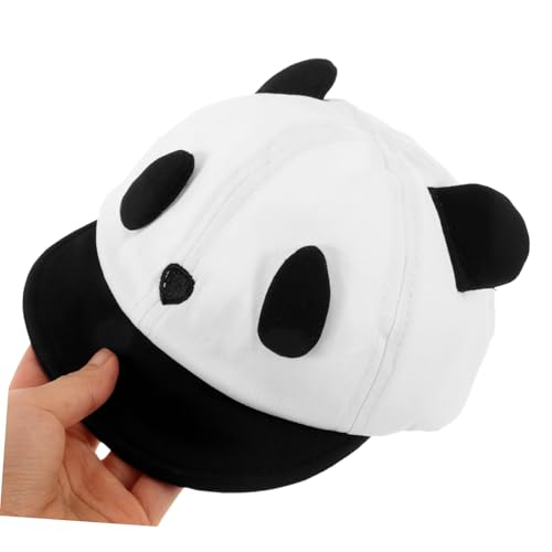 NOLITOY Panda Baseball Cap for Cute Animal Snapback Hat with Flat Brim Lightweight Cotton Design UV Protection for Boys for Sun Protection and Outdoor Fun3