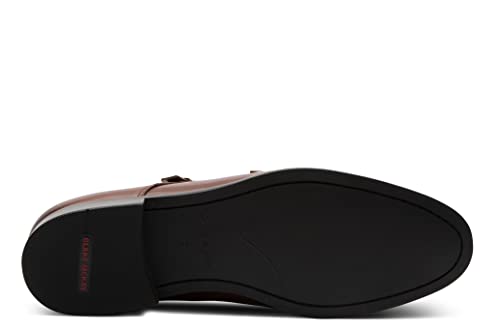 Image of Blake McKay Miles Men's Dress Shoe Leather Double Monk Cap Toe. Monkstrap with a Breathable Leather Lining, Ortholite Insole, and Durable Rubber Sole.
