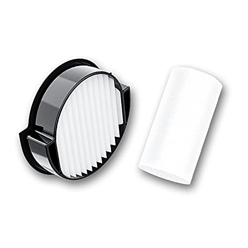 Beautitec Magic Clean mini(マジック クリーン ミニ)JY33 充電式ミニハンディクリーナー 交換用フィルター1セット(交換用HEPAフィルターx1個、交換用スポンジフィルターx1個)