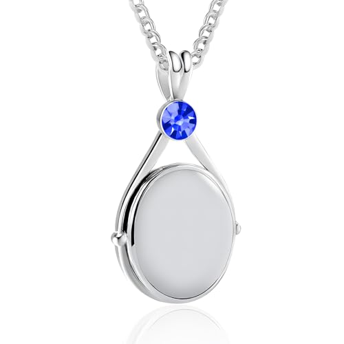 Meerjungfrau Muschel Halskette Magnetisches Öffnen und Schließen Halskette Medallion Zum Öffnen mit Bild Anhänger Personalisierte Amulett für Bilder Geschenk für Frauen Teenager Mädchen (Blau) Meerjungfrau Muschel Halskette Magnetisches Öffnen und Schließen Halskette Medallion Zum Öffnen mit Bild Anhänger Personalisierte Amulett für Bilder Geschenk für Frauen Teenager Mädchen (Blau)
