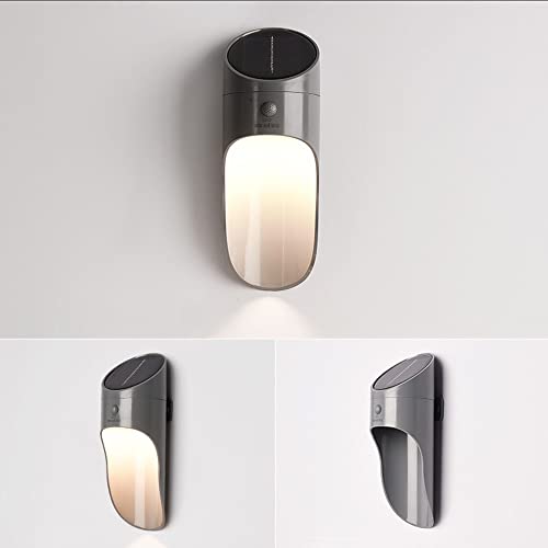 Eclairage extérieur mural sconce solaire et lanterne étanche crépuscule - 6
