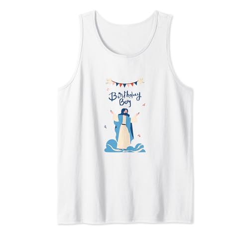 Retro Funny Xmas Birthday Boy Costume Women Men Gifts Débardeur