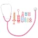 NUOBESTY 1 Set Stetoscopio per Bambini Pretendando Il Set di Giochi Doctor Stetoscopio Giocattoli Fai da Te Simulazione Attrezzature Mediche Giocattolo Giocattolo Stetoscopio Play Doctor