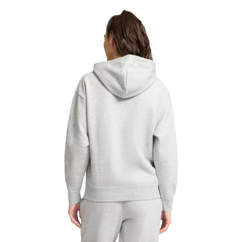 Image of PUMA Womens Essentials Logo Hoodie Casual Outerwear Casual Hoodie - Grey